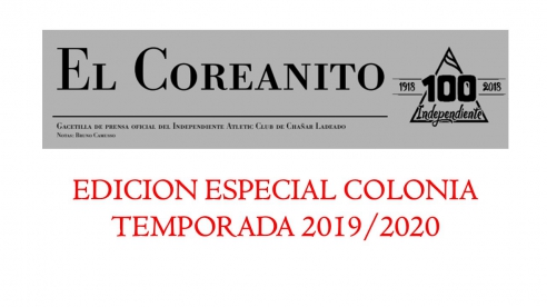 EL COREANITO: EDICIÓN ESPECIAL COLONIA DE VACACIONES 2019/2020